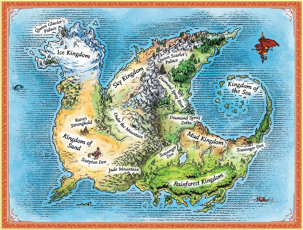 Map of Pyrrhia